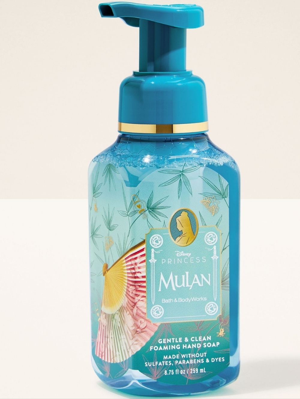 Bath & Body Works Disney Mulan Foaming Hand Soap 8oz NEW